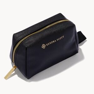 Kendra Scott Set of 2 (Large & Small) Cosmetic Zip Cases in Black